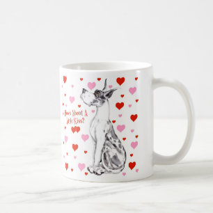 Caneca De Café Beijo do dia dos namorados do Harlequin de great