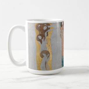 Caneca De Café Beijo dos Anjos Frieze Beethoven Klimt Arte Fina