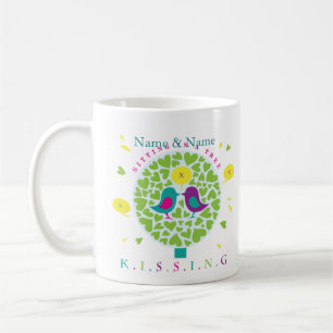Caneca De Café BEIJO EM UMA ÁRVORE personalizada