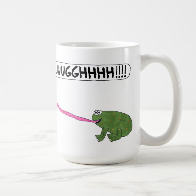 Caneca De Café Beijos do sapo para sempre! (Caneca) (opção #2) da (Direita)