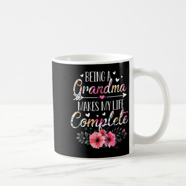 Caneca De Café Being A Grandma Makes My Life Complete Announcemen (Direita)