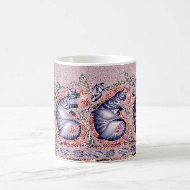 Caneca De Café Beira de Paisley, beira de Paisley, (Centro)
