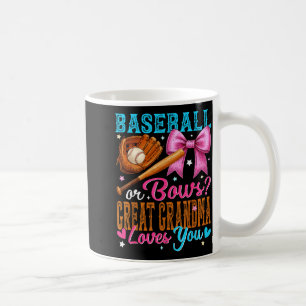 Caneca De Café Béisbol Ou Arcos A Bisavó Ama Você Revelação De Gê