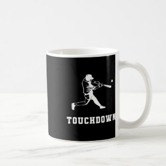 Caneca De Café Beisebol de Touchdown Humor Beisebol de Touchdown