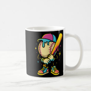Caneca De Café Beisebol Estilo de Vida 101 Roupa Jovens Baseball