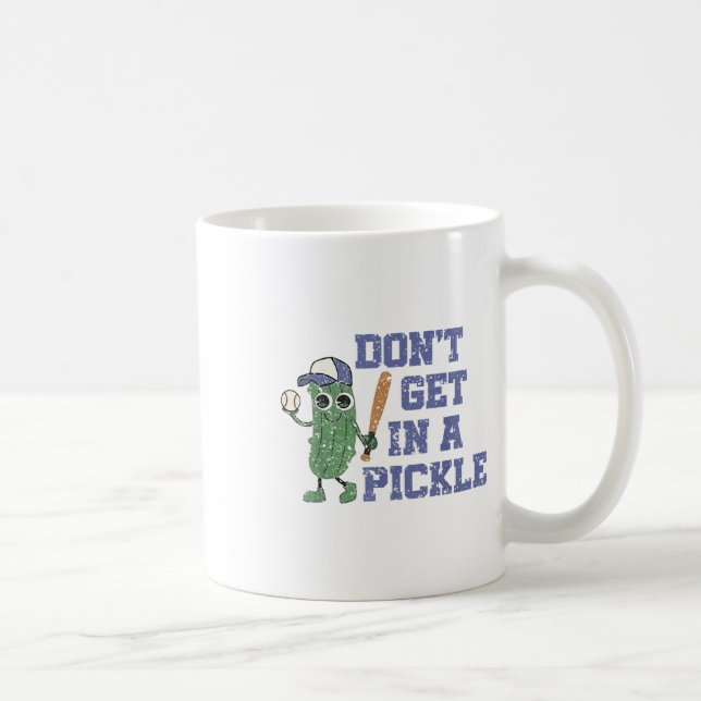 Caneca De Café Beisebol Não Entra Em Um Pedaço (Direita)