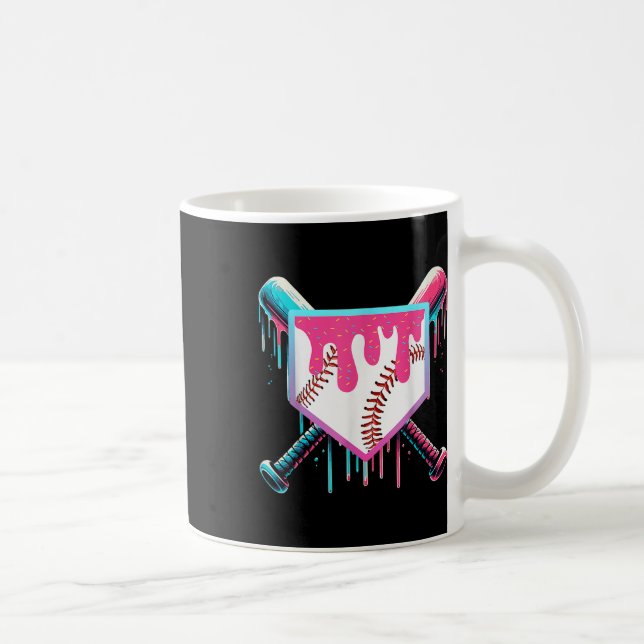 Caneca De Café Beisebol Para Rapazes Jovens Sorvetes De  B (Direita)