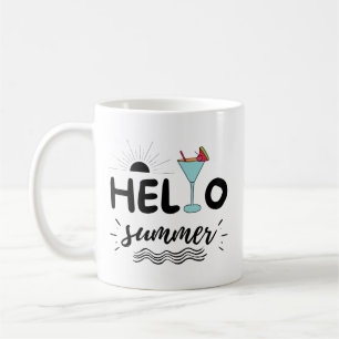 Caneca De Café Bela Alô Summer Beach