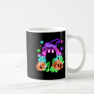 Caneca De Café Bela Boo Halloween Fantasma Bruxa Abóbora Tendênci