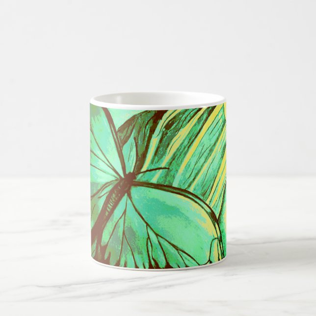 Caneca De Café Bela Borboleta (Centro)