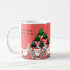 Caneca De Café Bela Design de Natal Feliz