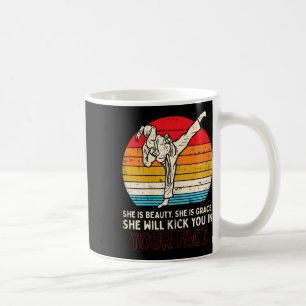 Caneca De Café Bela Graça Te Chuta Na Cara Rapariga Karate Taekwo