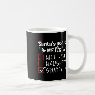 Caneca De Café Bela Lista De Natal Engraçado Lista De Papais noei