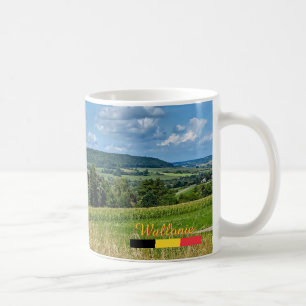 Caneca De Café Bela paisagem na Valônia, viagem