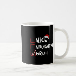 Caneca De Café Bela Papais noeis de Natal da Lista de Natal Engra