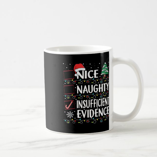 Caneca De Café Bela prova imprópria de Papais noeis de Natal (Direita)