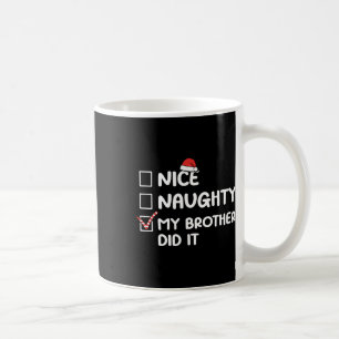 Caneca De Café Bela Vadia Meu Irmão Fez Isso Lista De Natal Fami