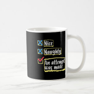 Caneca De Café Bela Vadia Uma Tentativa Foi Engraçada No Natal