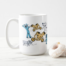 Caneca De Café Belas Cartoons. Camisa T