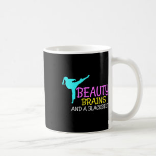 Caneca De Café Beleza Crença Negra Belt Karate Artes Marciais Pre