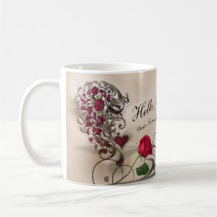 Caneca De Café Beleza interna lindo