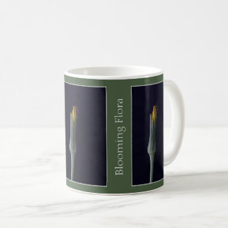 Caneca De Café Beleza Personalizada Dentro Da Foto Floral Elegant