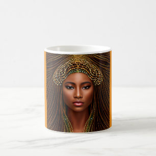 Caneca De Café Beleza Real Africana: Celebrando a História Negra
