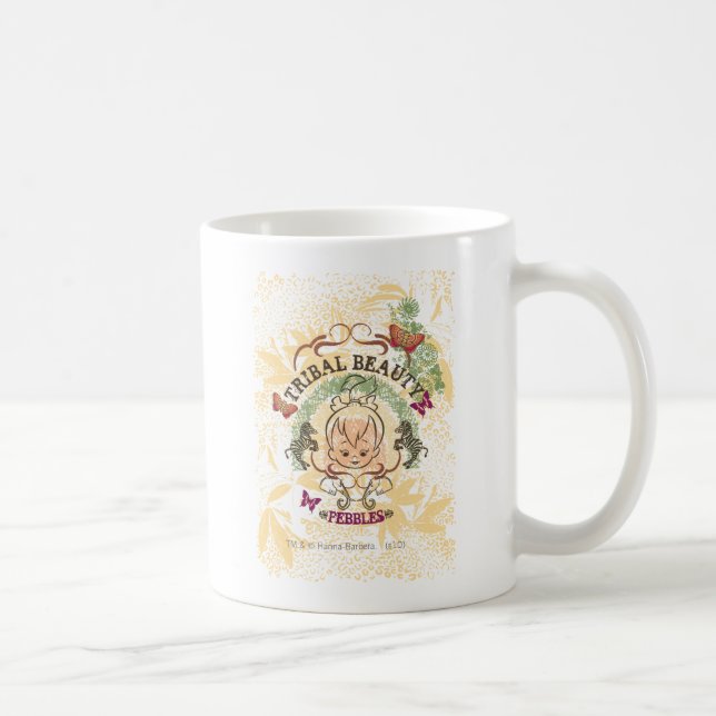 Caneca De Café Beleza Tribal PEBBLES™ (Direita)