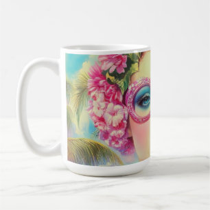 Caneca De Café Beleza Tropical Retroativa