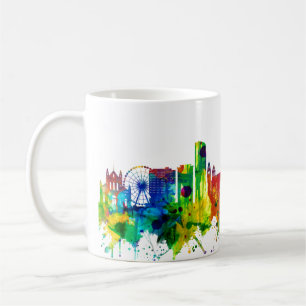 Caneca De Café Belfast Norte Ireland Skyline