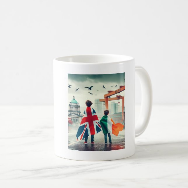 Caneca De Café Belfast Vibes Traditions (Frente Esquerda)
