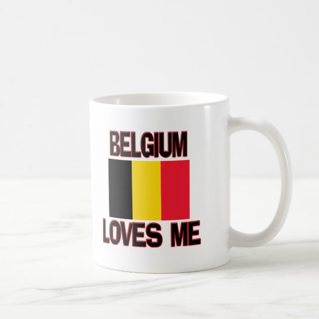 Caneca De Café Bélgica ama-me (Direita)