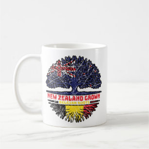 Caneca De Café Bélgica Nova Zelândia — Nova Zelândia — Árvore bel