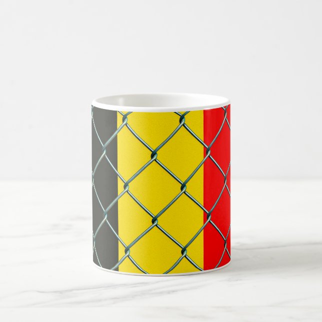 Caneca De Café Belgium Flag Security  (Centro)