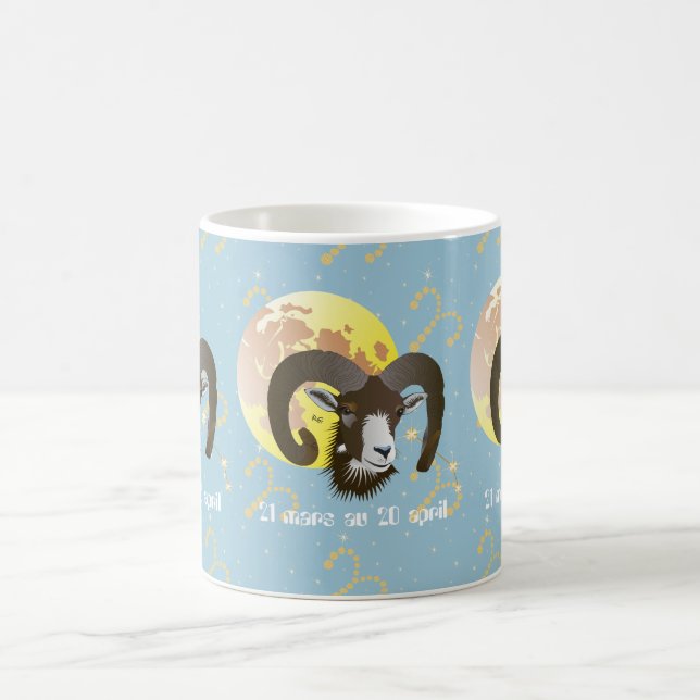 Caneca De Café Bélier 21 mars 20 Tasses au avril (Centro)