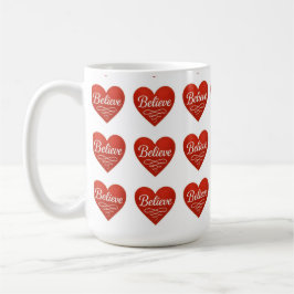 Caneca De Café Believe Heart