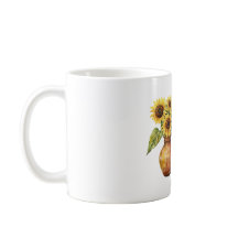 Belíssima (bonita) Girassóis em Vaso