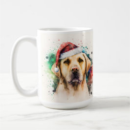 Caneca De Café BELÍSSIMO LABRADOR AMARELO EM Aquarela