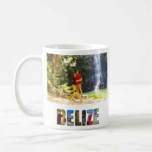 Caneca De Café Belize Férias Crie sua própria foto de Viagem