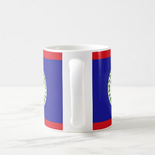 Caneca De Café Belize Flag Cerâmica Mug