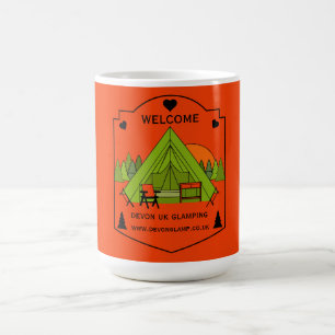 Caneca De Café Bell Tent Glamping Business