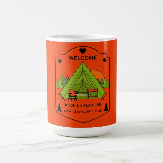 Caneca De Café Bell Tent Glamping Business (Centro)