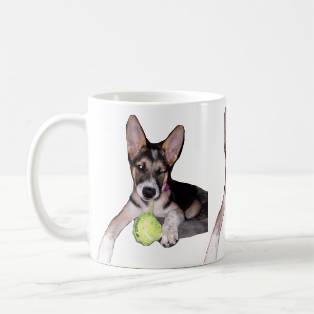 Caneca De Café Bella Cachorrinho c/ Bola (Esquerda)