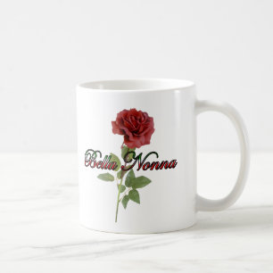 Caneca De Café Bella Nonna (avó italiana bonita)