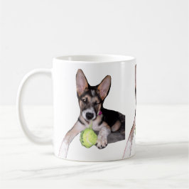 Caneca De Café Bella Puppy w/Ball