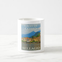 Caneca De Café Bellagio Itália Poster