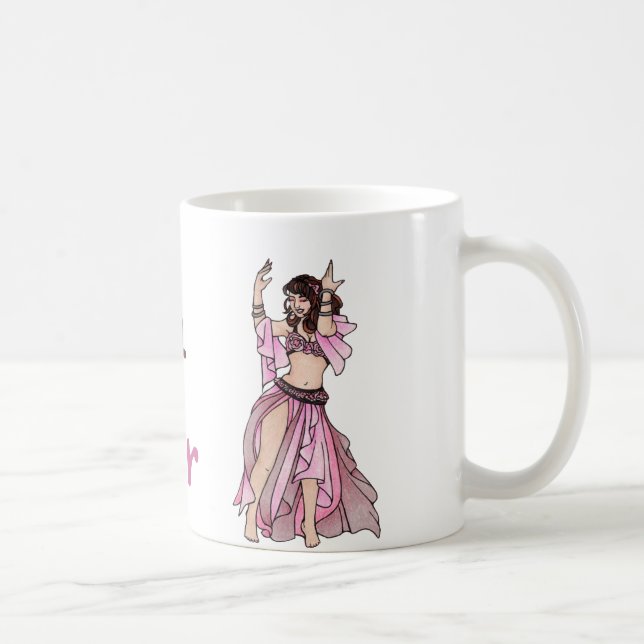 Caneca De Café Belly Dancer Habibi (Direita)