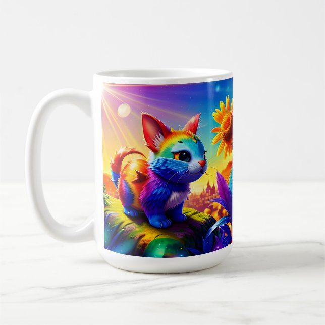 Caneca De Café Belo Animal Três (Esquerda)