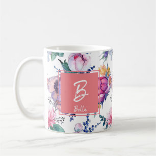 Caneca De Café Belo Aniversário do Carimbo Rosa