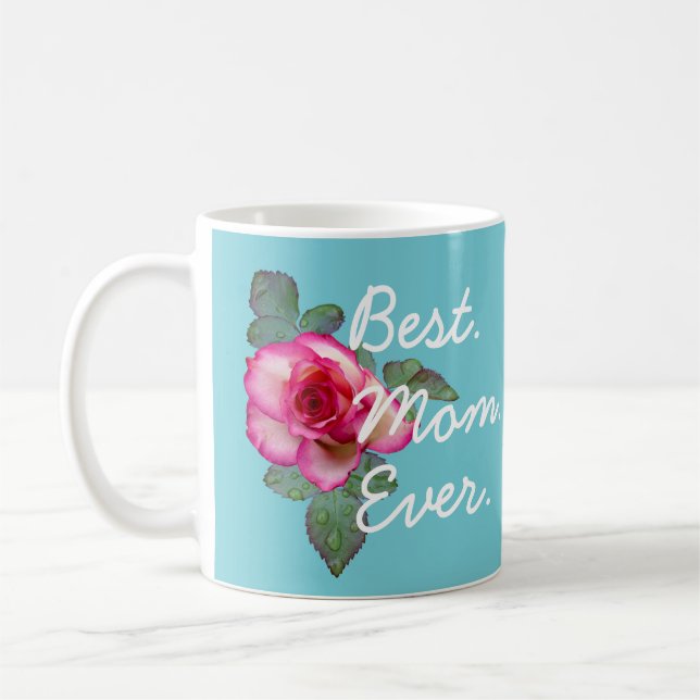 Caneca De Café Belo Blue Best Mãe Ever Mug (Esquerda)